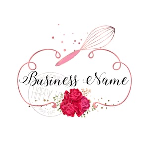 Custom logo design, bakery logo, whisk logo, sweets logo, branding package, graphic design, baking logo, personalized logo, cakery logo