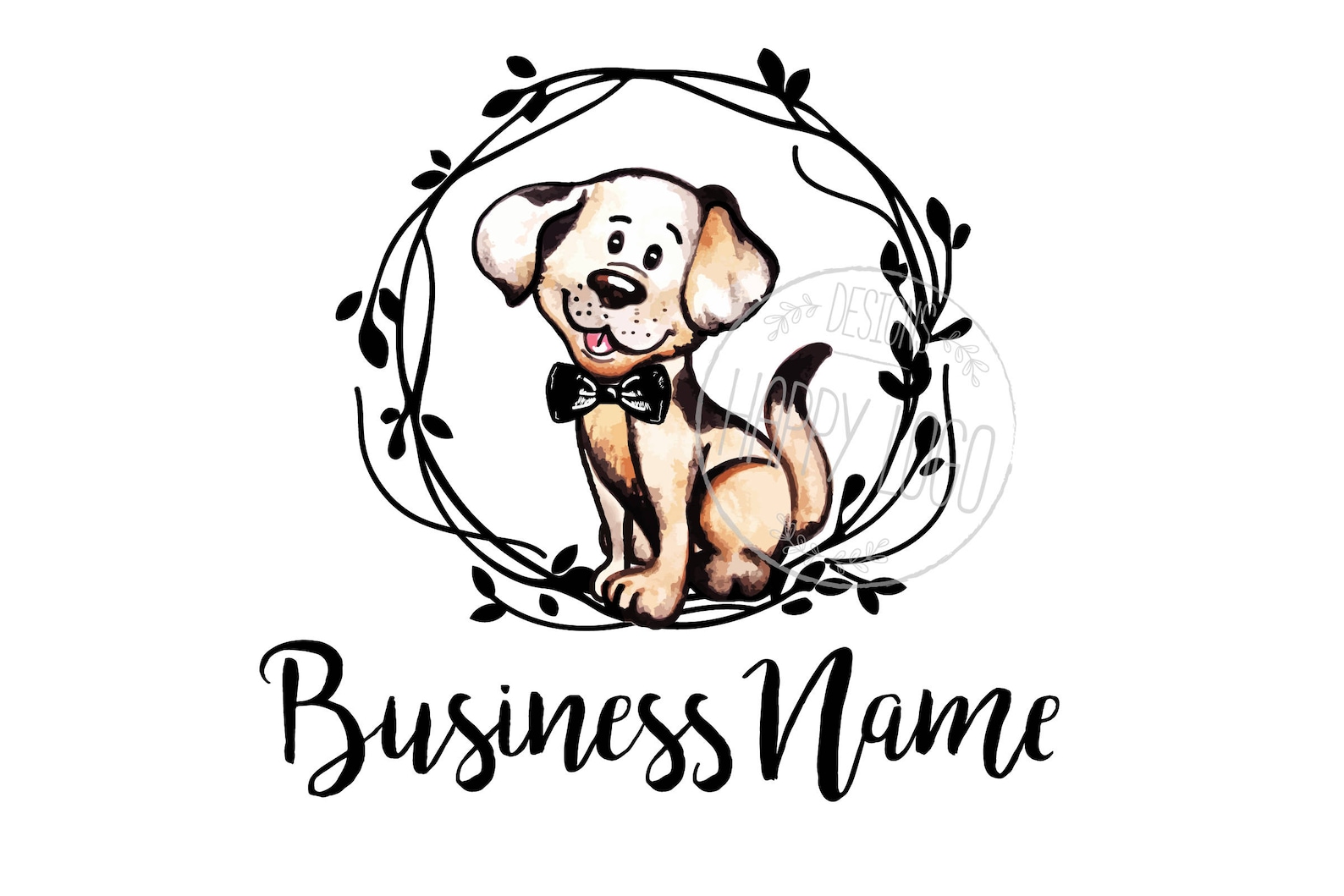 DIGITAL Custom Logo Design Cute Puppy Logo Cute Logo Logo Etsy