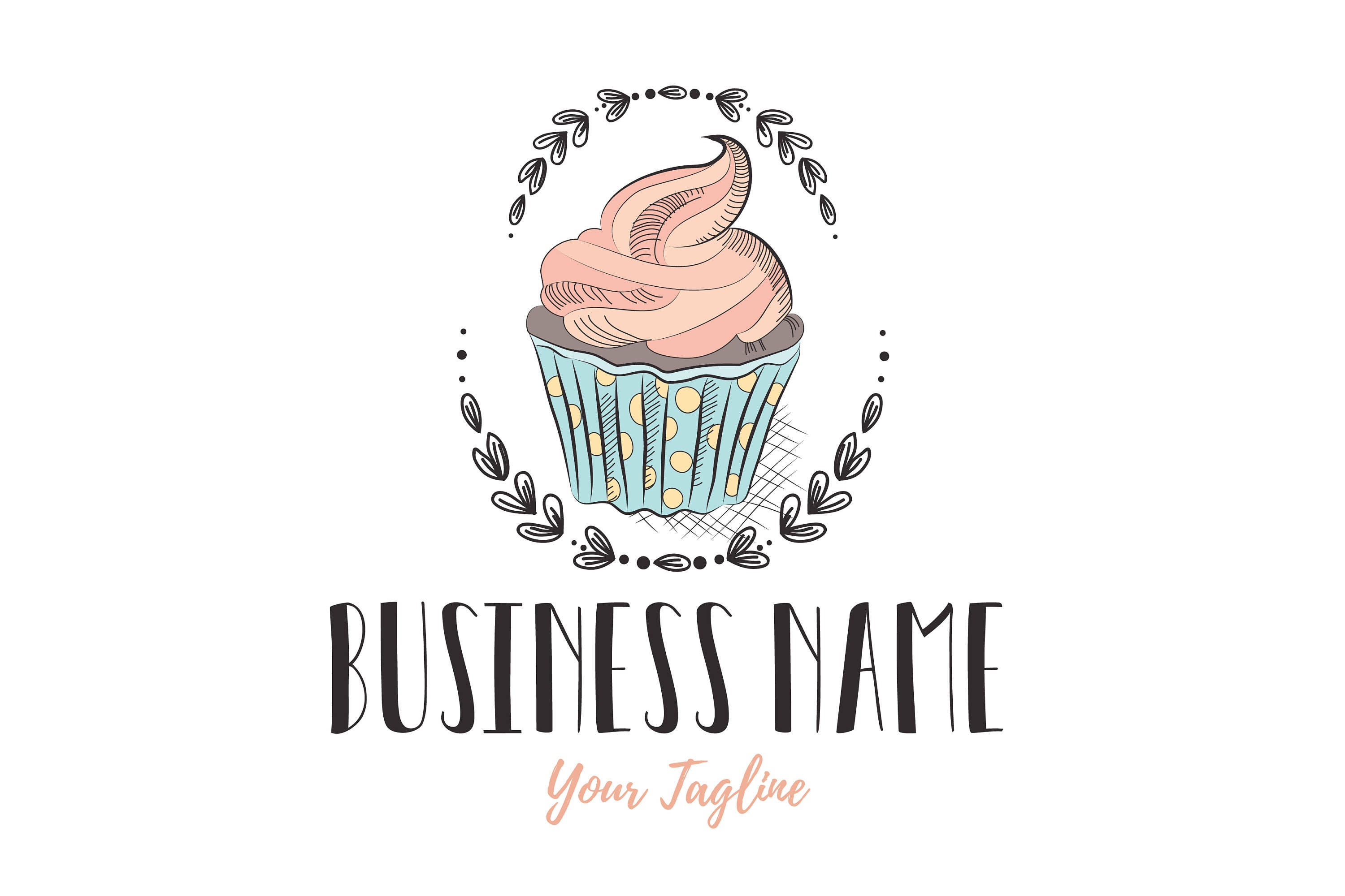 DIGITAL Custom logo design cake bakery logo design sweets | Etsy