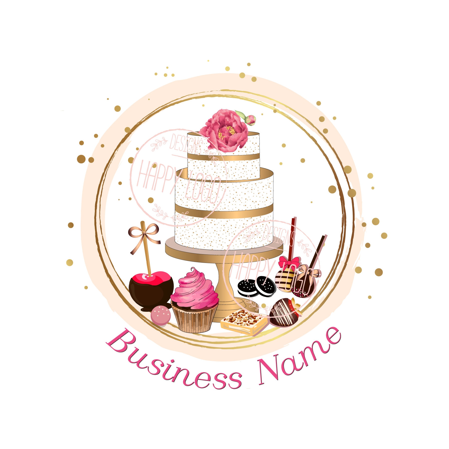 Cake board gâteau personnalisé logo