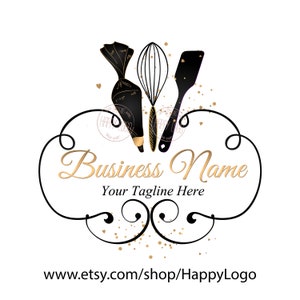 Bakery business logo, piping bag logo, baking logo, piping bag whisk spatula logo, bakery logo, Custom logo design, cooking logo vector