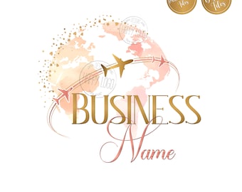 Travel Logo, travel logo design, travel agent logo, travel agency logo, round logo travel, branding package, graphic design, branding logo