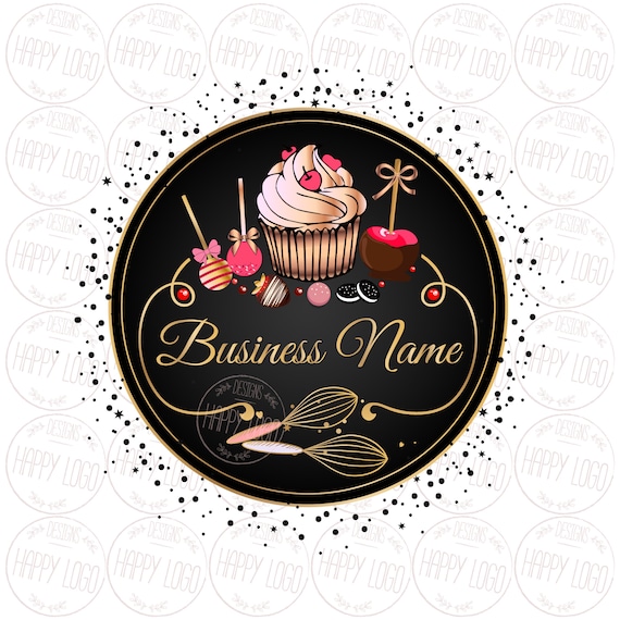 Bakery Logo Design Cake Logo Design Cupcake Oreos Apple Etsy India