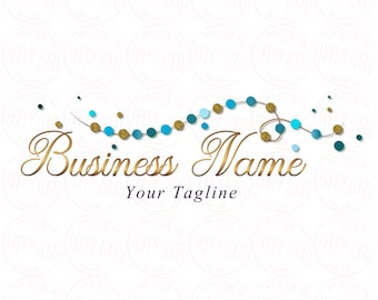 Jewelry logo, handmade jewelry logo, crystals business logo, graphic design, gemstone bijou, personalized jewelry, vector branding identity
