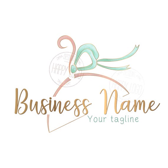 Digital Custom Logo Design Hanger Logo Fashion Hanger Logo Etsy