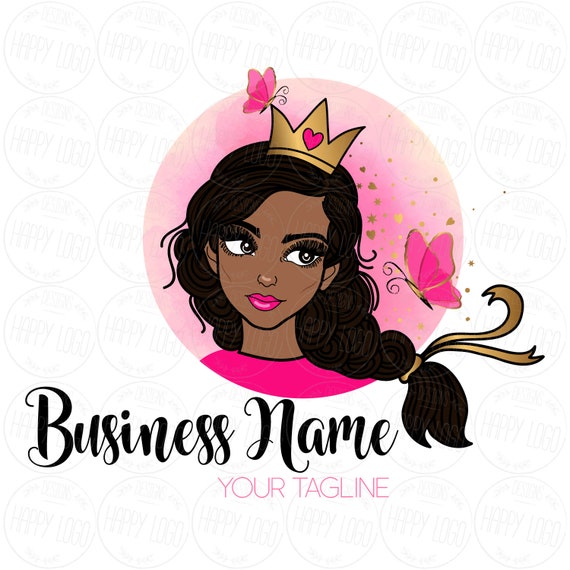 DIGITAL Custom logo design Beauty queen lashes logo beauty | Etsy