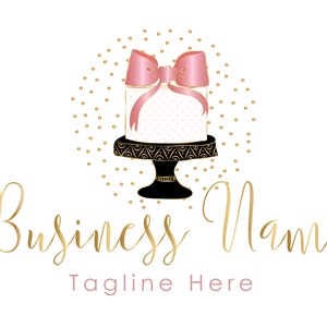 Cake logo, bakery logo, custom logo design, cakery logo, branding package, cake logo design, personalized logo, patisserie logo, vector logo