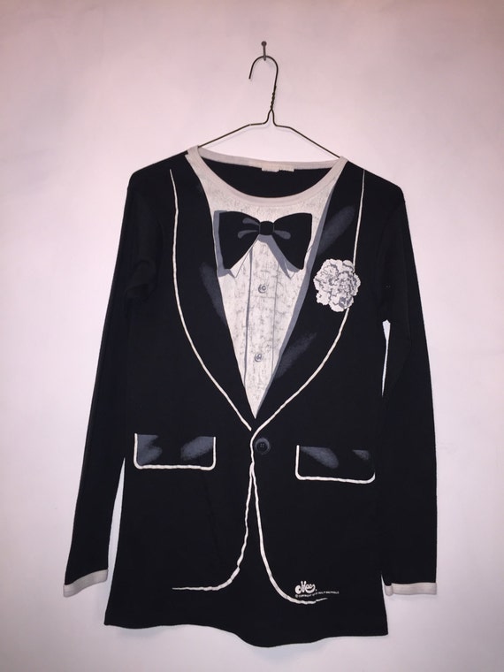 Vintage 1960\u2019s Faux Perl Head Tuxedo Buttons 6cnt