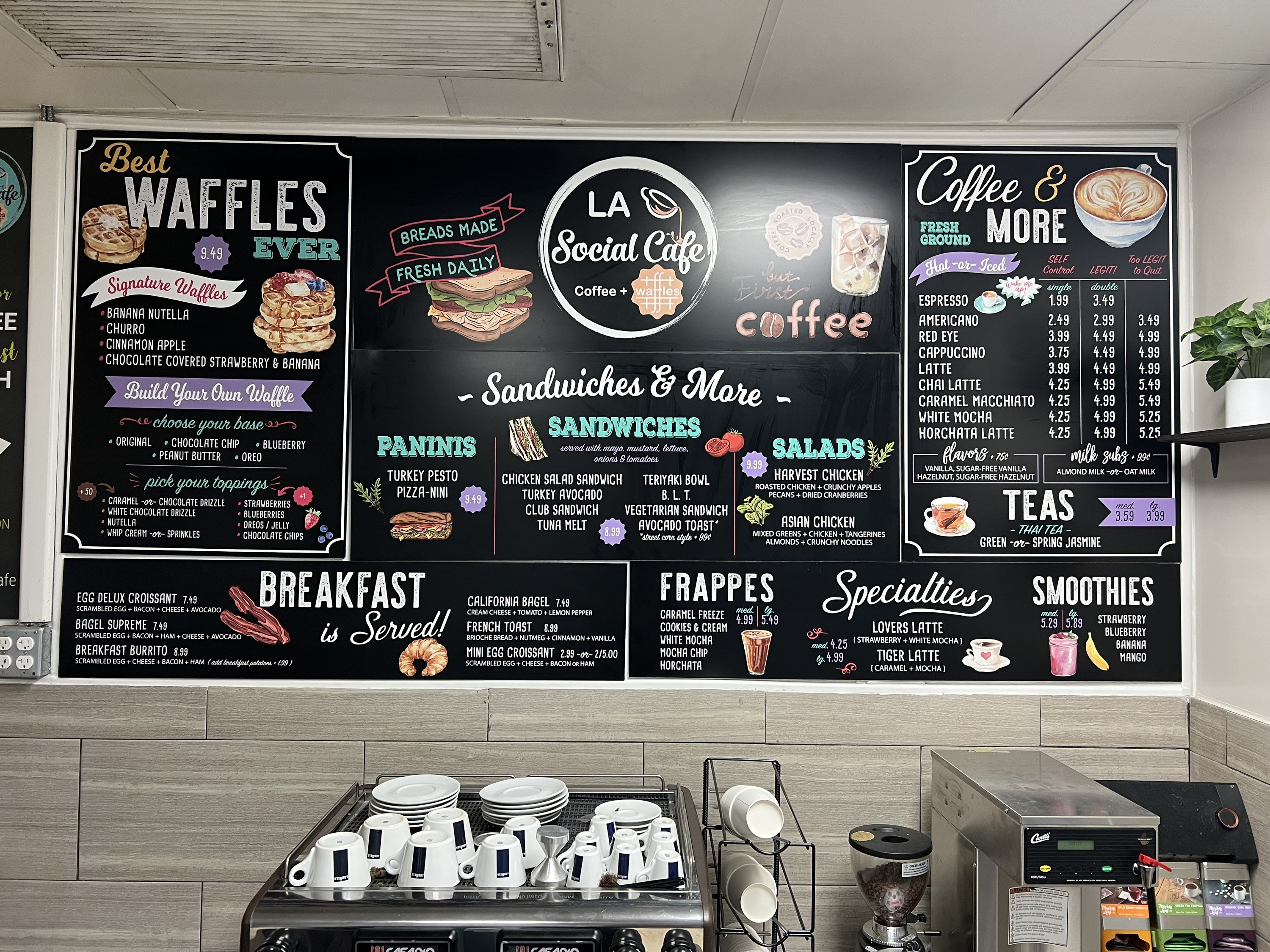 Large Long Chalkboard Custom Made Chalkboards Menu Restaurant Chalkboards