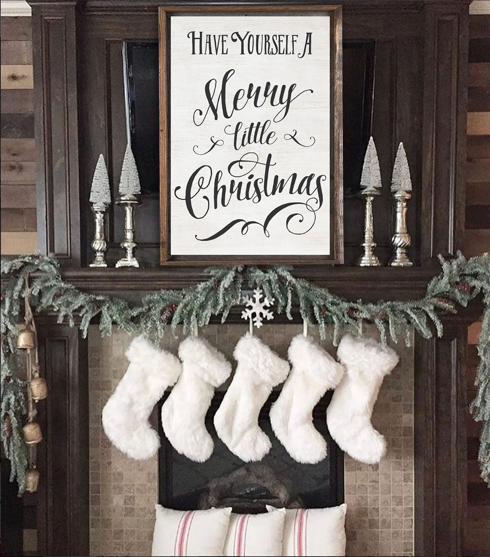 Have yourself a merry little christmas christmas sign | Etsy