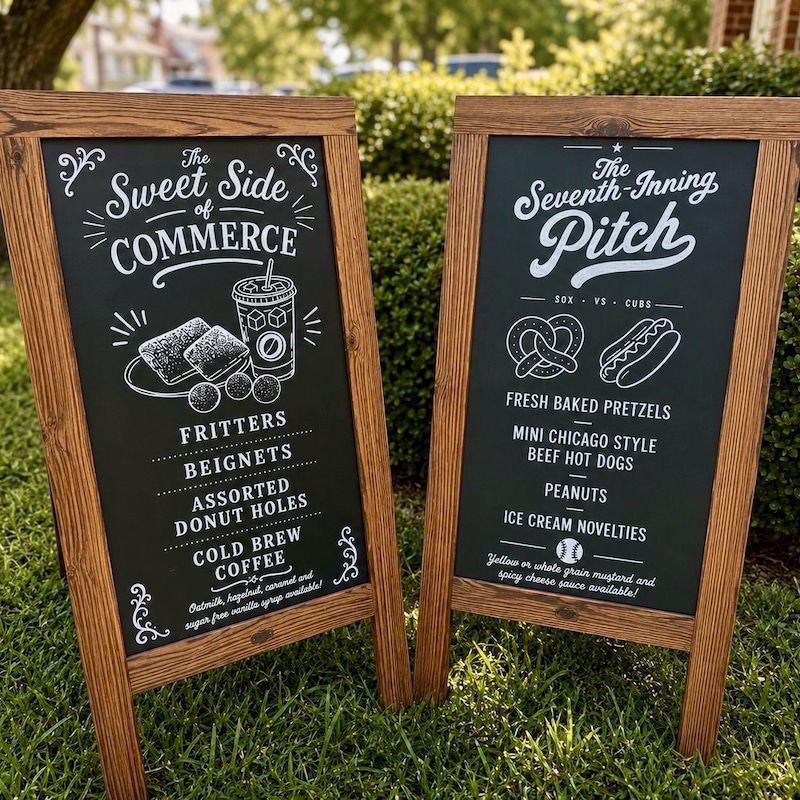 Sidewalk Easel Signs - Etsy