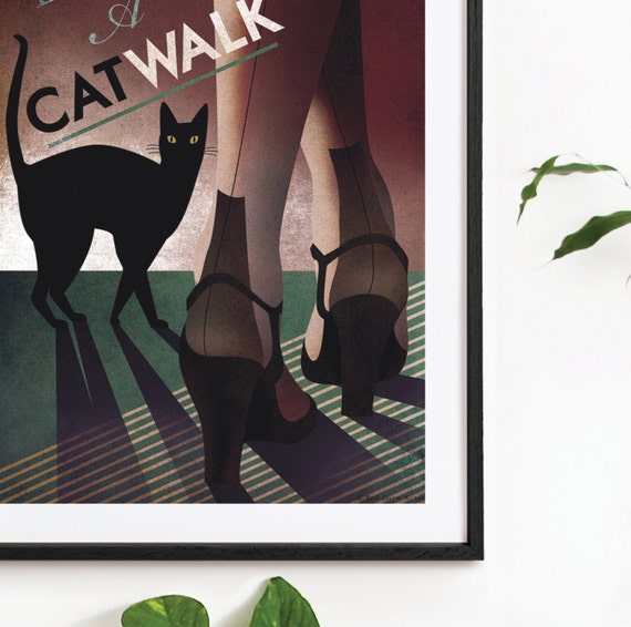 1920/'s Art Deco Swiss Footwear Advert Poster A3//A2//A1 Print