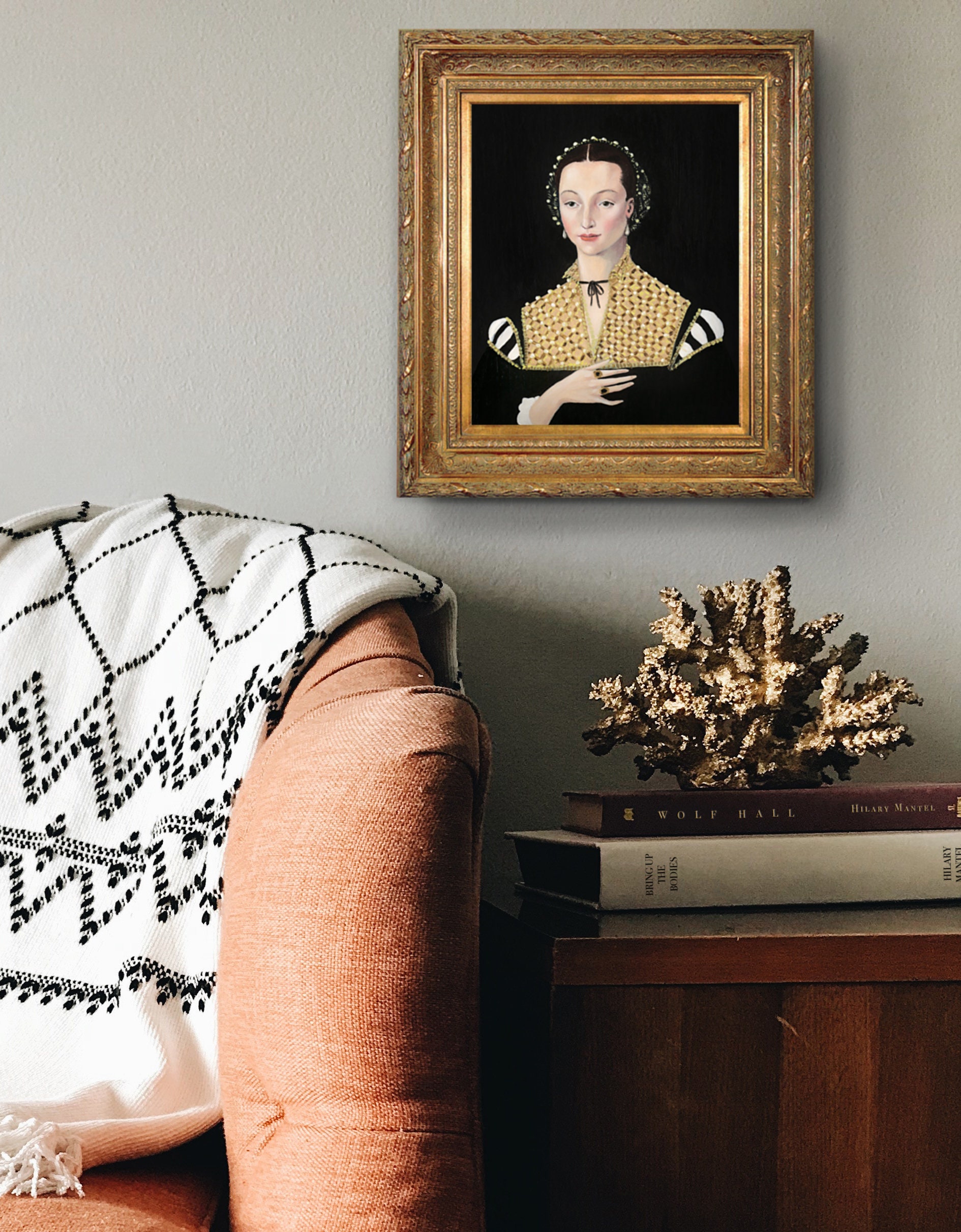 Anne Boleyn Portrait Pattern Mid Rise Panties – The Tudor Fair