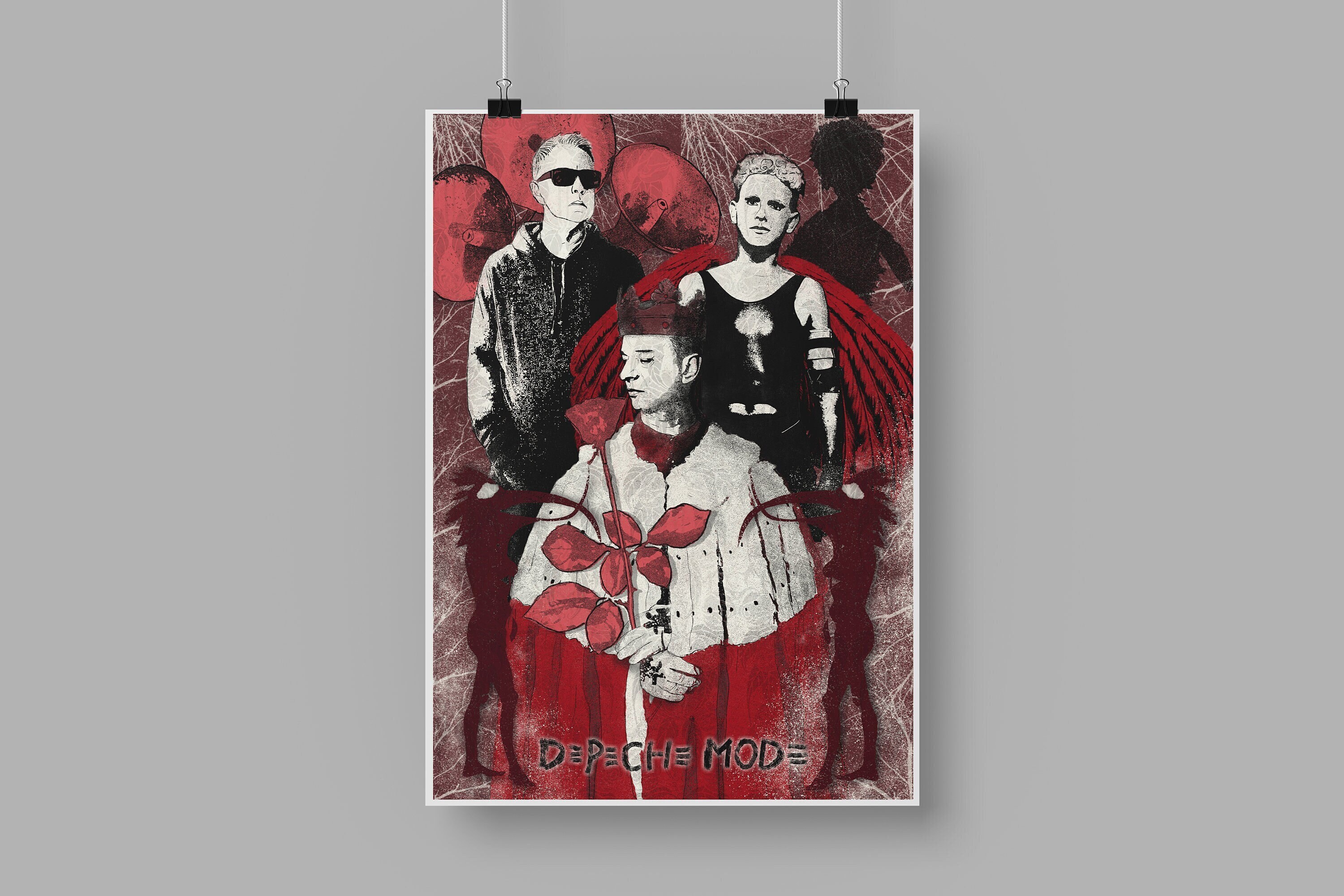 DEPECHE MODE Music Artwork / Wall Art / Fineart Print - Etsy