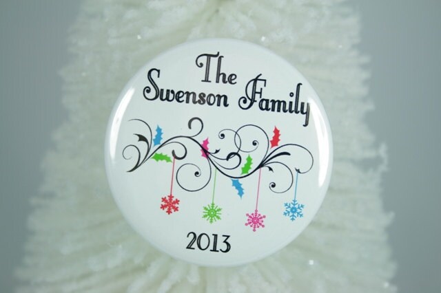 Family personalized Christmas Ornament First Christmas