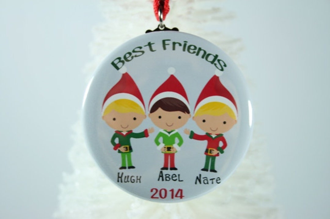 Brothers, Best Friends, Twins - Family Holiday Ornaments