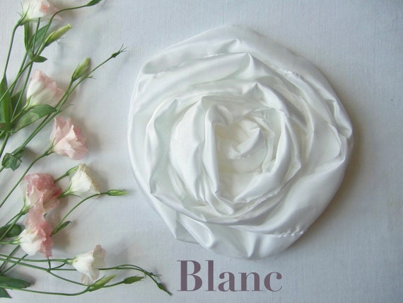 Bridal White Silk Ribbon Bouquet Wrap