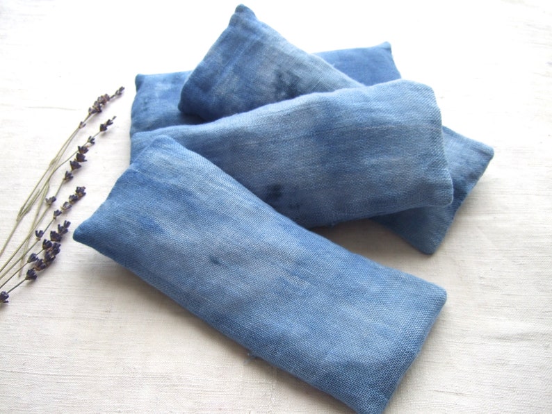 Flaxseed heating pad filled with organic flax seeds and Etsy