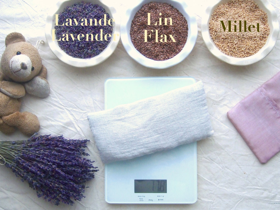 Silk eye pillow hand dyed with plants in pale pink French Etsy