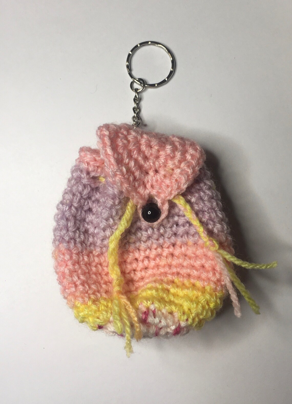 Handmade crochet mini Backpack keychain Etsy