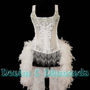 Pick Size & Color-Feature Entertainer Theater Feather Costume  Burlesque
