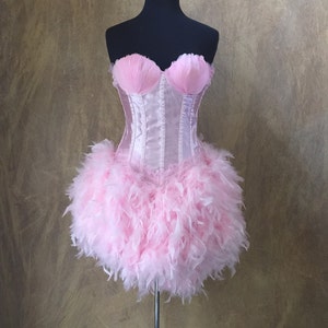 Pick Size-pink Flamingo Full Skirt Burlesque Cabaret Pin up - Etsy