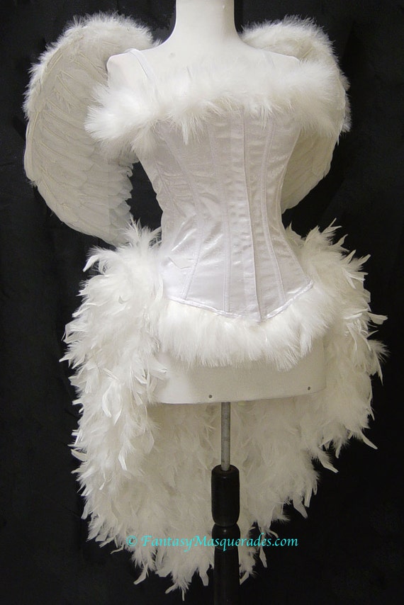 burlesque feather dress