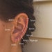 14k Silver, Rose,Gold Filled Cartilage Huggie dainty endless hoop earring 20 gauge 18 gauge upper lobe conch helix tragus daith 14kt 22g 16g