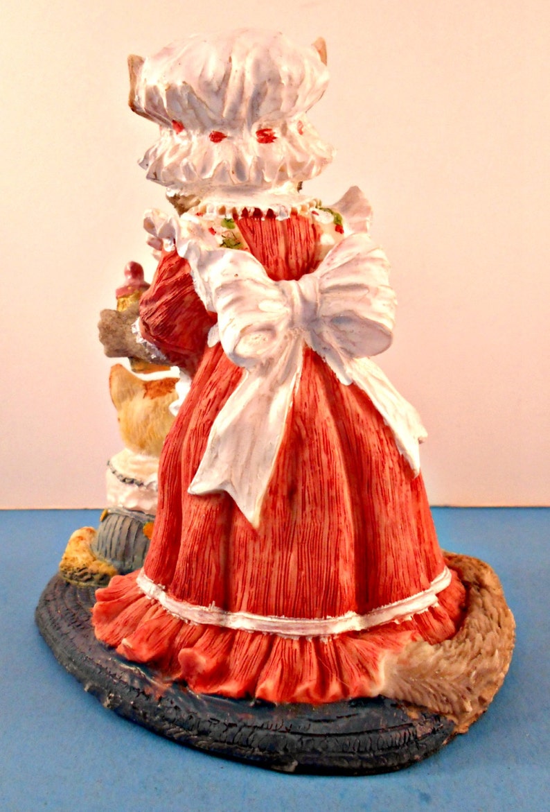 Resin Mama Cat Figurine Emma Catnip & Baby Bertram Victorian Etsy