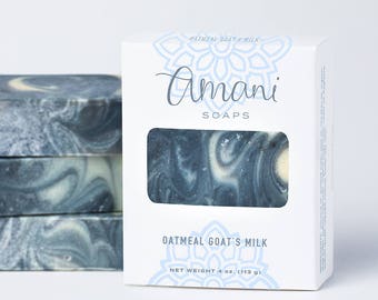 Oatmeal Goat's Milk--Handmade soap with organic unrefined shea butter