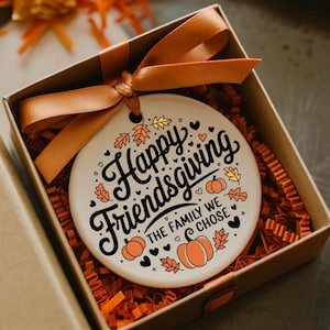 Happy Friends Giving Thanksgiving for friends the family we chose PNG JPG sublimation digital download