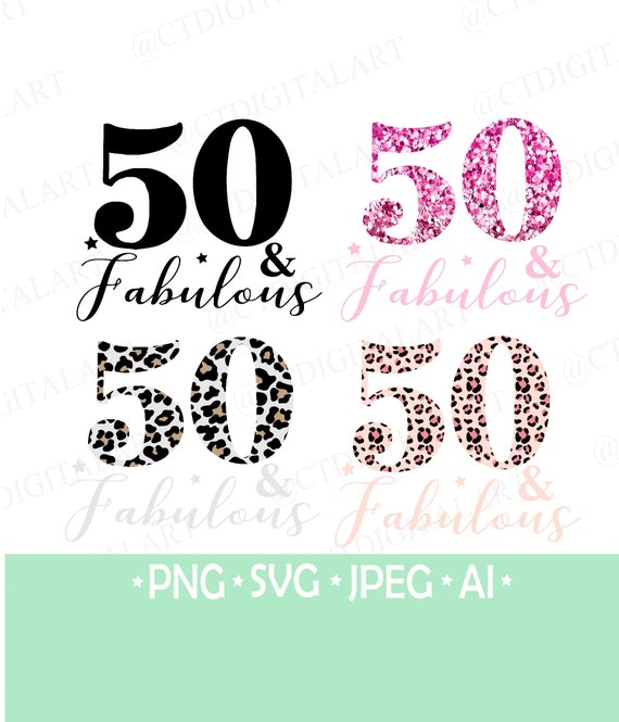 50 y fabuloso PNG, 50 cumpleaños PNG, 50 cumpleaños PNG, 50 cumpleaños  descarga digital, fabulosos 50 regalos, bonito diseño de sublimación -  México, 50 cumpleaños