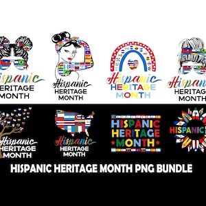 Hispanic Heritage Month PNG files Bundle - Digital Download Only