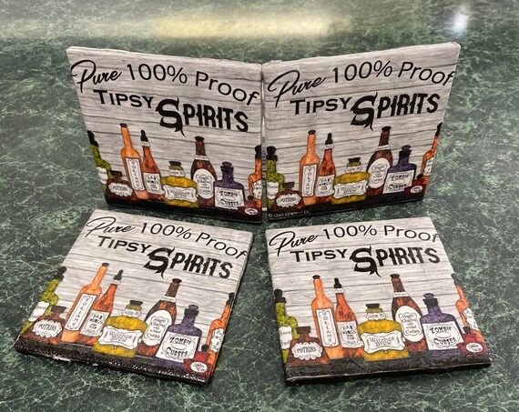 Tipsy Spirits Coasters
