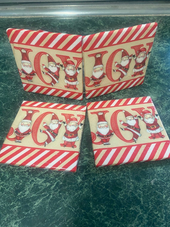 JOY Ceramic tile coasters
