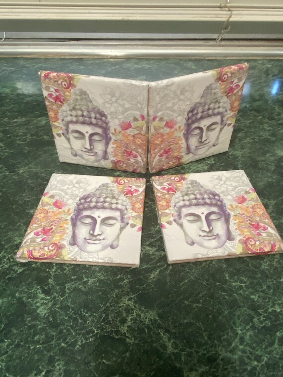 Beautiful Buddha ceramic coasters
