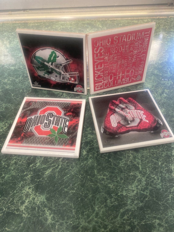 Ohio State Buckeyes Ceramic Tile Coasters