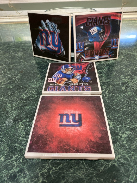 Giants ceramic tile coasters