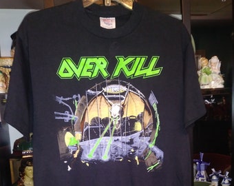 Vtg 1990 Poison Concert T-shirt Faded Black XL 90s Heavy Metal