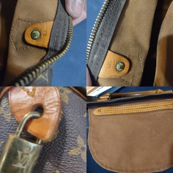 Louis Vuitton Speedy Bag Purse Jan 1989 Date Code Authentic 
