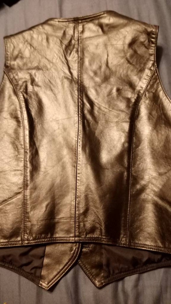 1980's Wilson's Black Leather Ladies Size 16 Sexy… - image 6