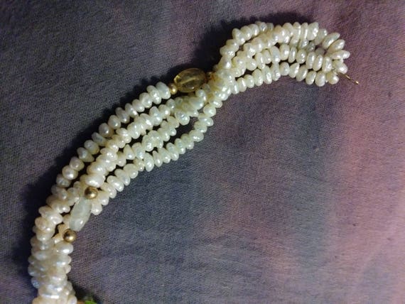 Beautiful Vintage 1980's Real Fresh Water Pearl G… - image 3