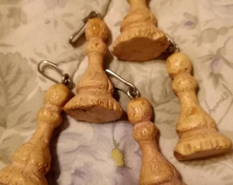 Zipper Pull Charm Lot of 6 Chess Pieces? Crafts Wholesale