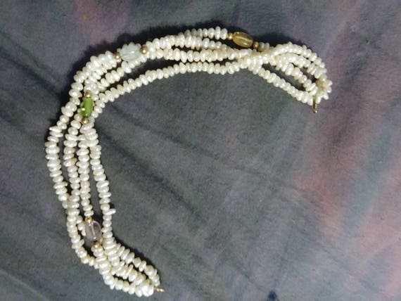 Beautiful Vintage 1980's Real Fresh Water Pearl G… - image 2