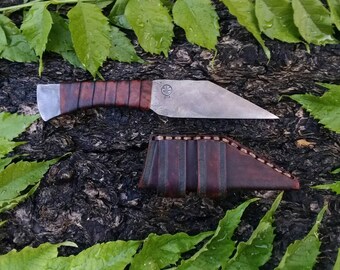 Viking small camp seax and sheath