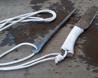 Sailors rigging knife, marlin spike set hand forged handmade