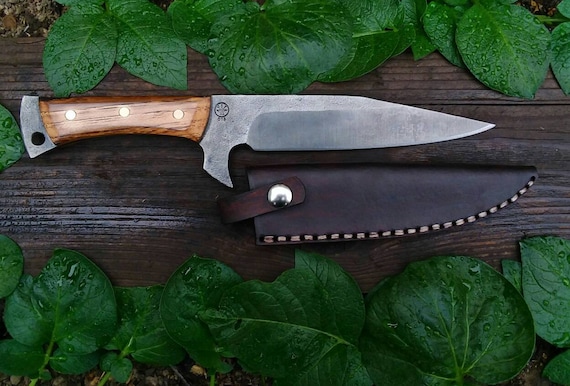 Survival/tactical forged integral Bowie knife