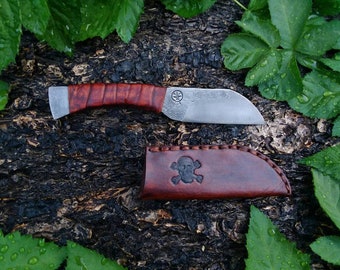 Integral sheep's foot knife