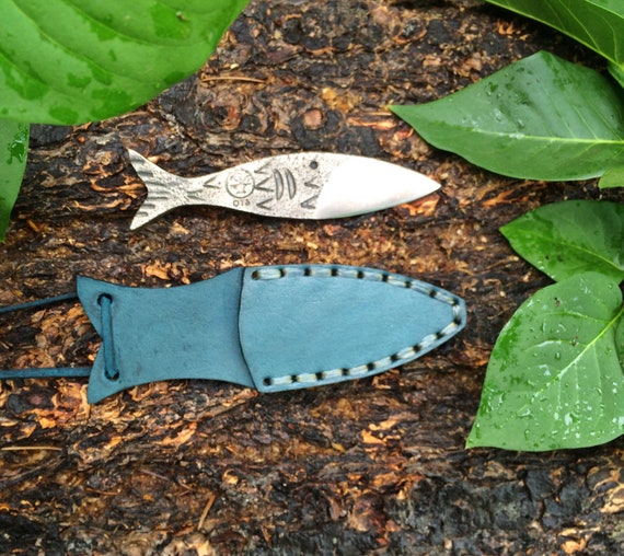 Forged fishy neck knife