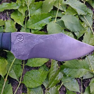 Dragon knuckle field knife and sheath hand forged handmade image 5